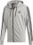 Adidas Must Haves 3-Stripes French Terry Full-Zip Hoodie medium grey heather/black (DW9695L)