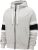 Nike Air Men’s Full-Zip Fleece Hoodie grey heather/white/black