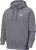 Nike Club Fleece Hoodie charcoal heathr/anthracite/white (BV2654-071)