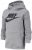 Nike YA76 Brushed Fleece Pullover Kids (619080) dark grey heather/white