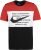 Nike Sportswear Swoosh T-Shirt Men black/university red/white