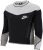 Nike Sportswear Tech Fleece Sweatshirt black/white/dark grey heather/white (AR2855)